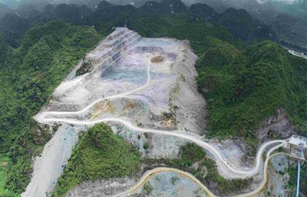 广西都安鱼峰水泥石灰石矿山开采工程